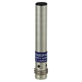 TES Electric Inductive Proximity Metal Barrel Sensor; 6.5mm; Embeddable; 12-24VDC; NO; PNP; Connector - M8